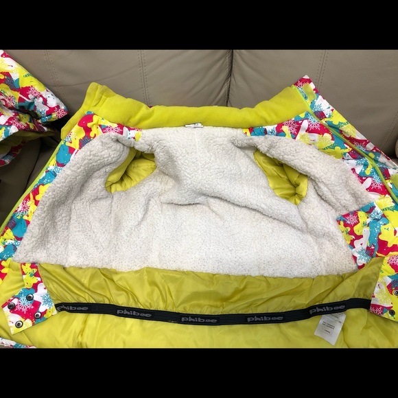 Warm Snowsuits/Hooded Ski Jacket for girls, windproof & waterproof - Picture 12 of 16